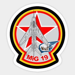 MiG 19 Farmer Sticker